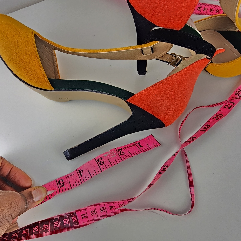 Yellow and Red Women's Heels Size 40 - Picture 10 of 12